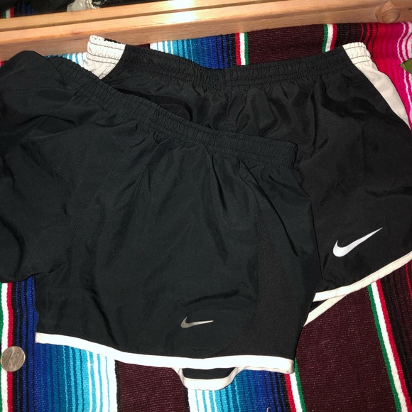 two pairs of nike track shorts - Picture 1 of 4